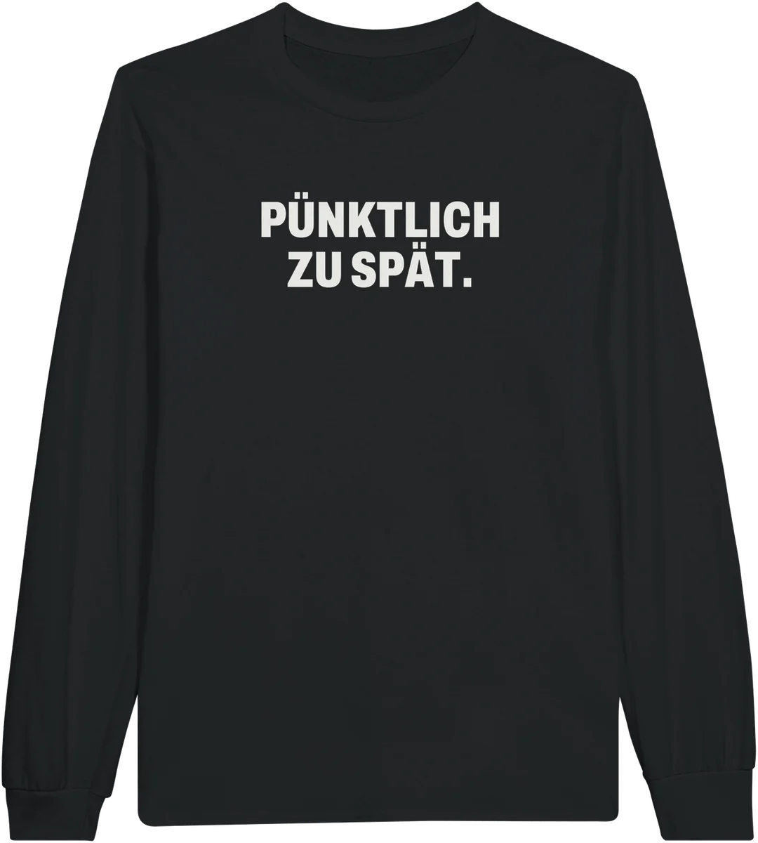 Pünktlich zu spät – Schwarz