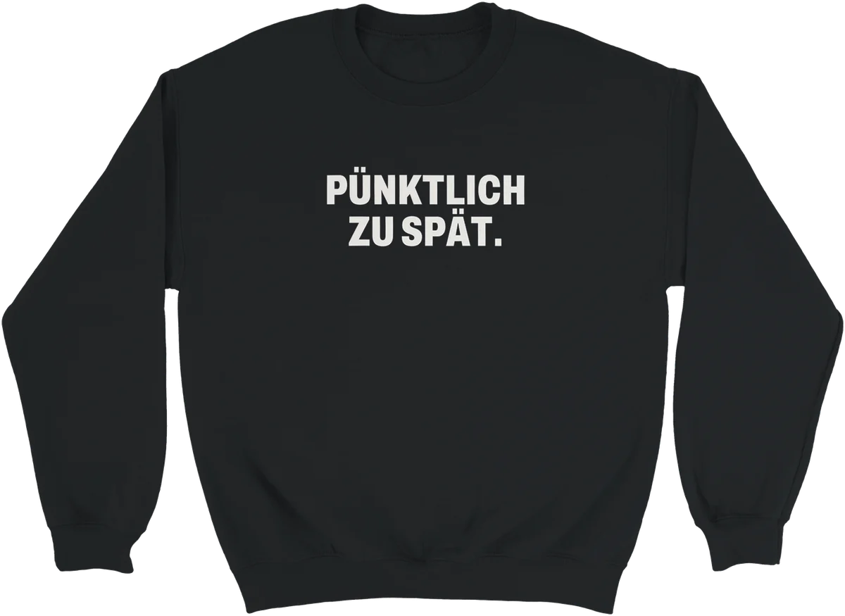 Pünktlich zu spät – Schwarz
