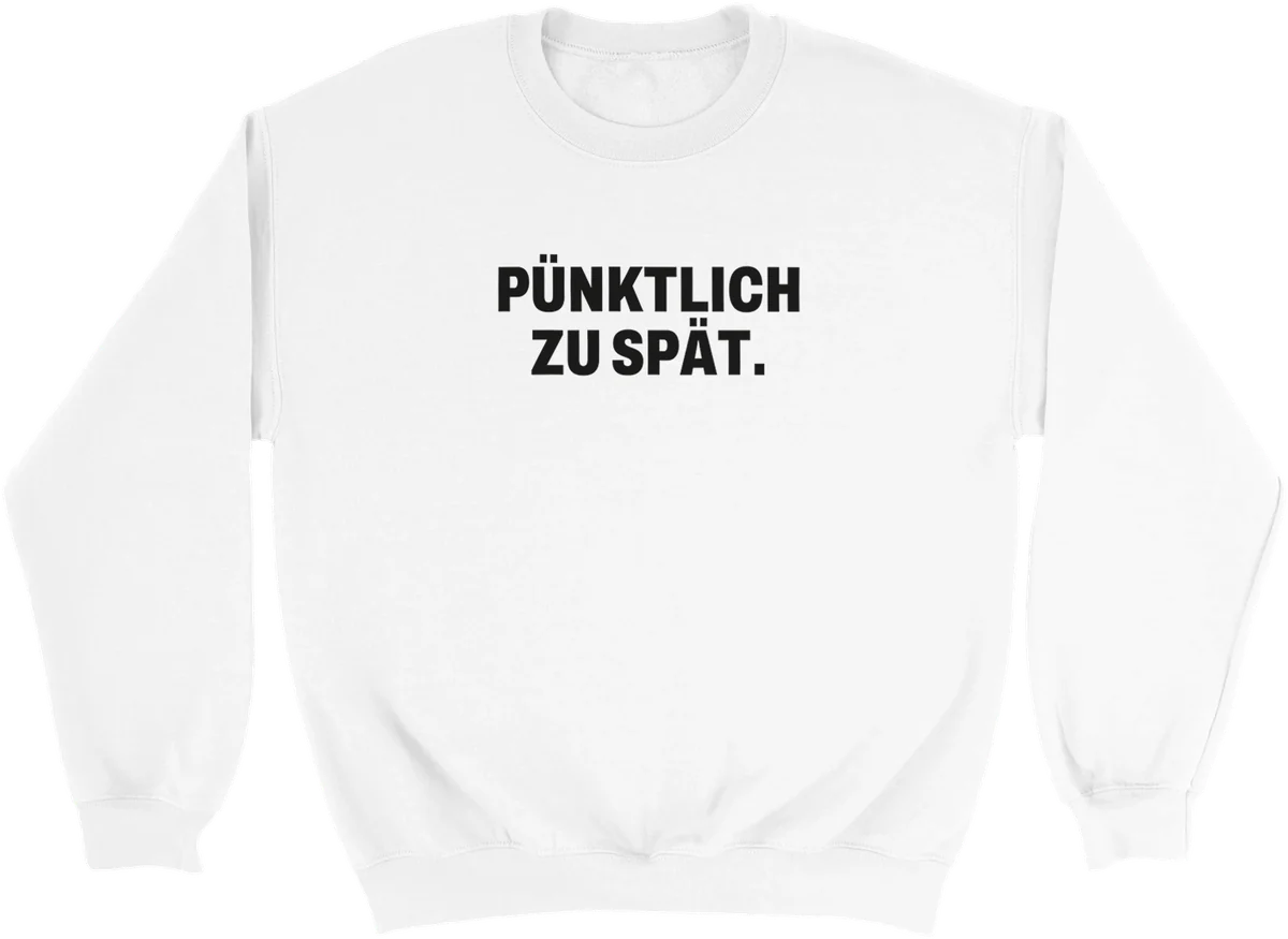 Pünktlich zu spät – Weiß