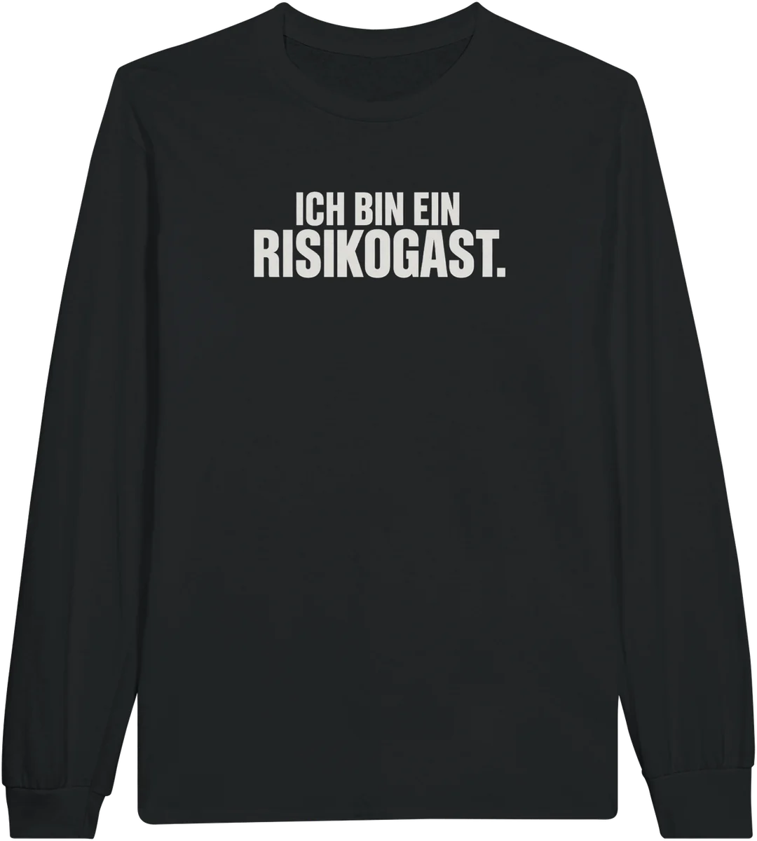 Ich bin ein Risikogast – Schwarz