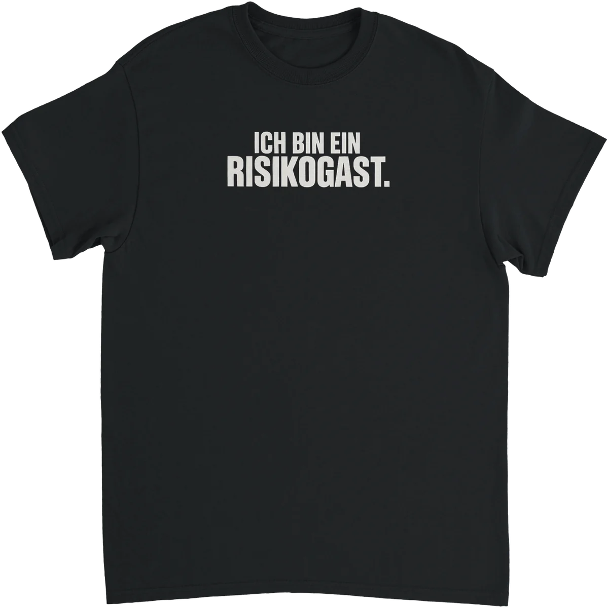 Ich bin ein Risikogast – Schwarz