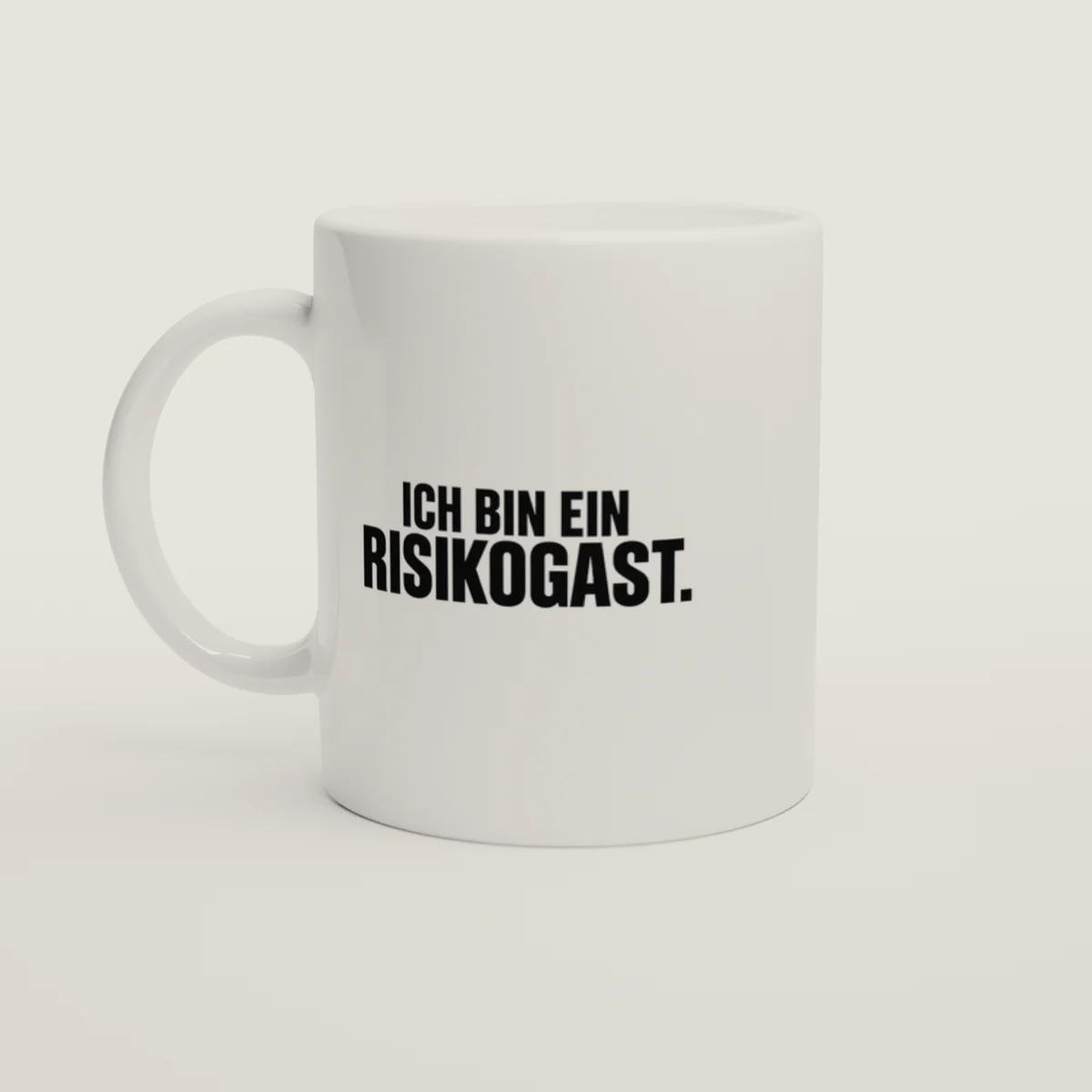 Ich bin ein Risikogast – Weiß