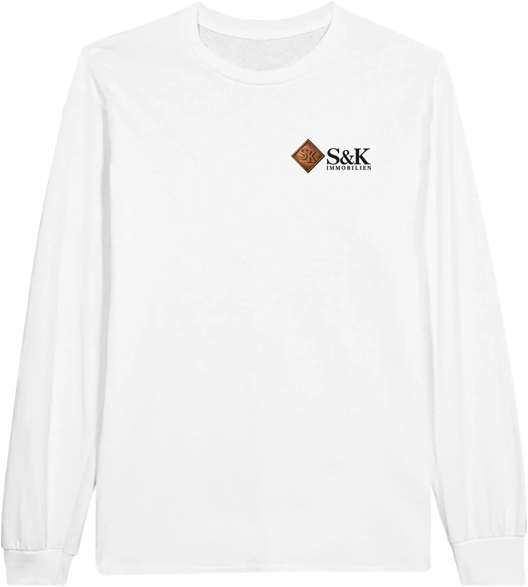 S&K Immobilien – Rückenprint – Weiß