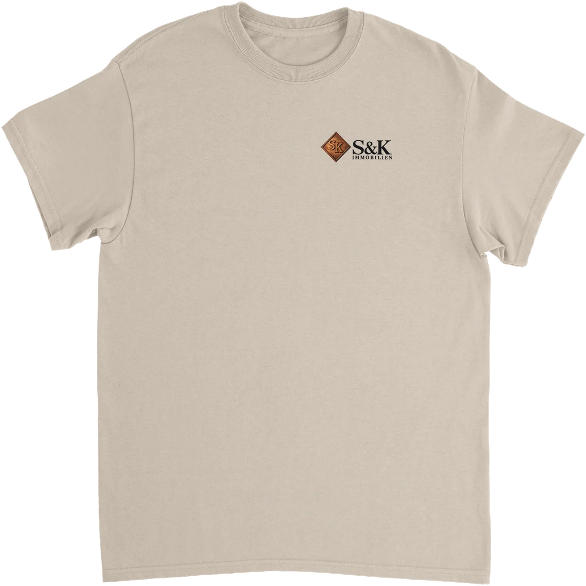 S&K Immobilien – Rückenprint – Sand