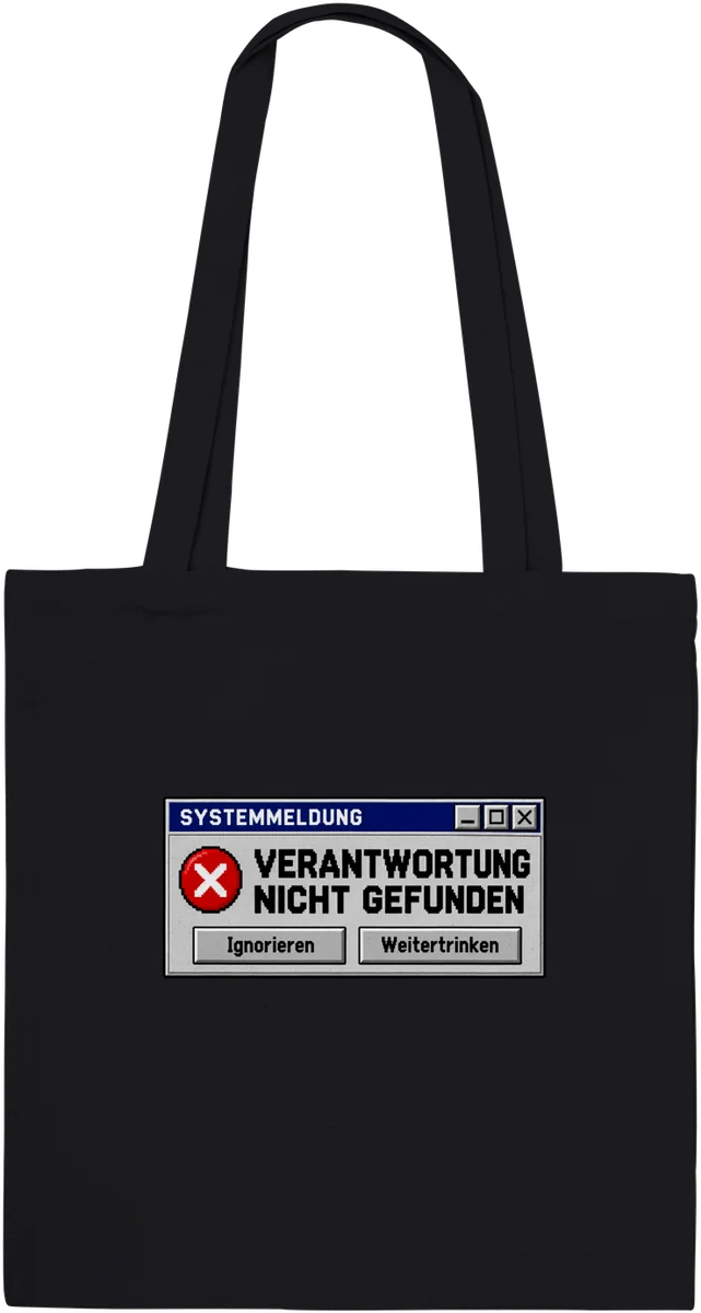 Systemmeldung – Schwarz