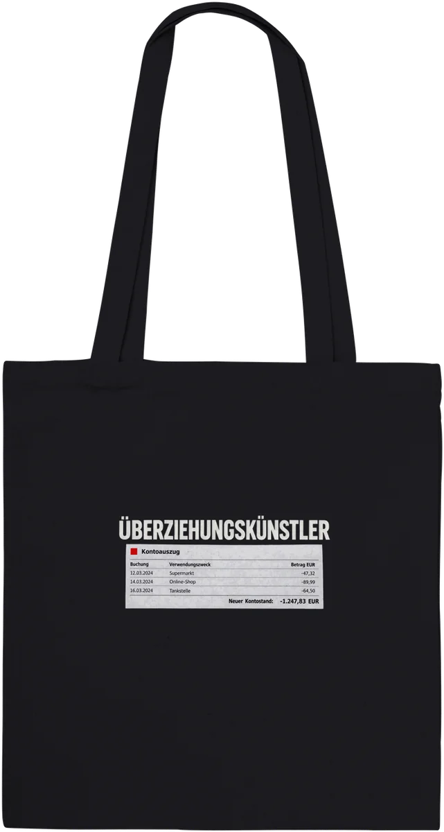 Überziehungskünstler – Schwarz
