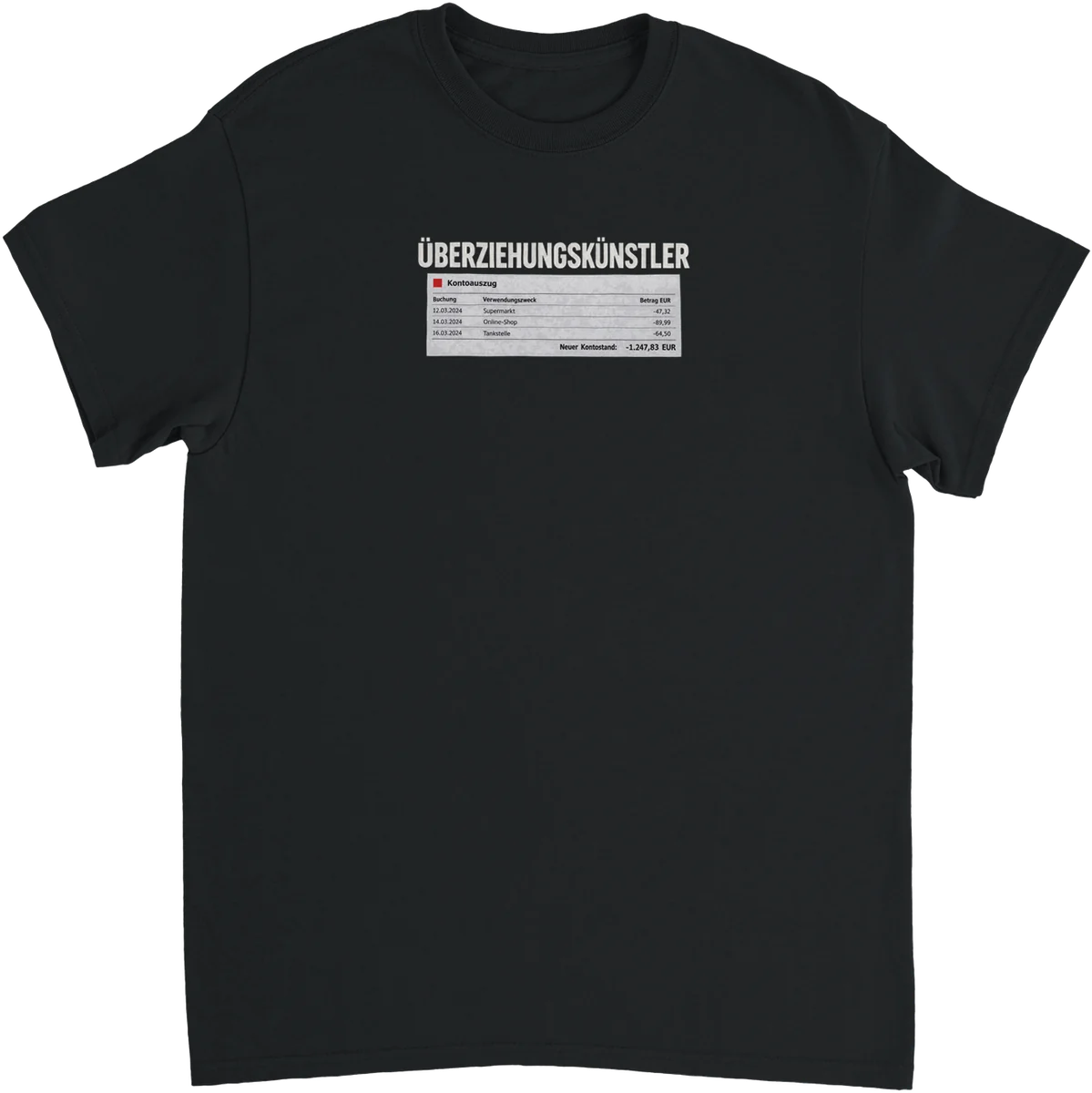 Überziehungskünstler – Schwarz