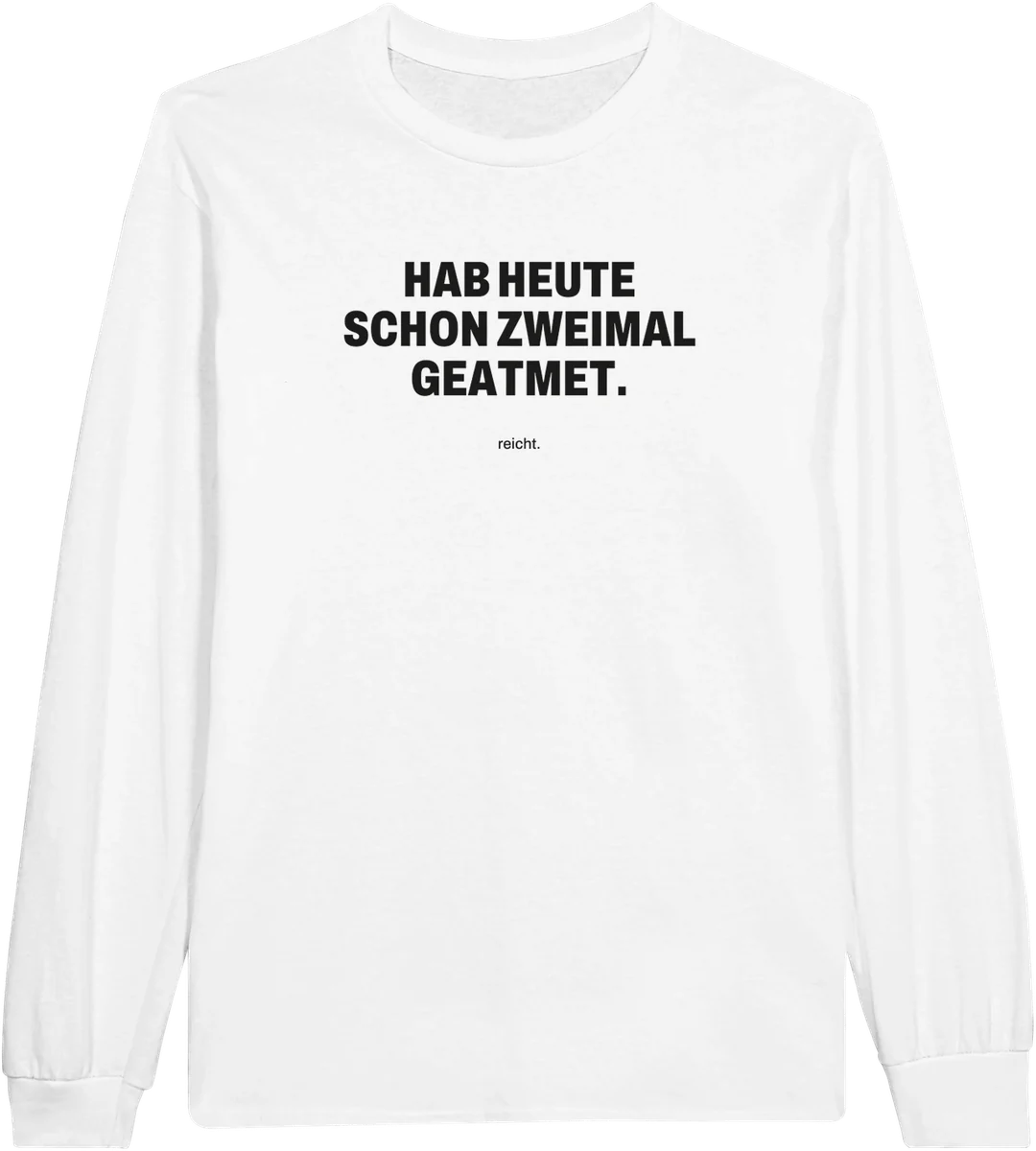Zweimal geatmet – Weiß