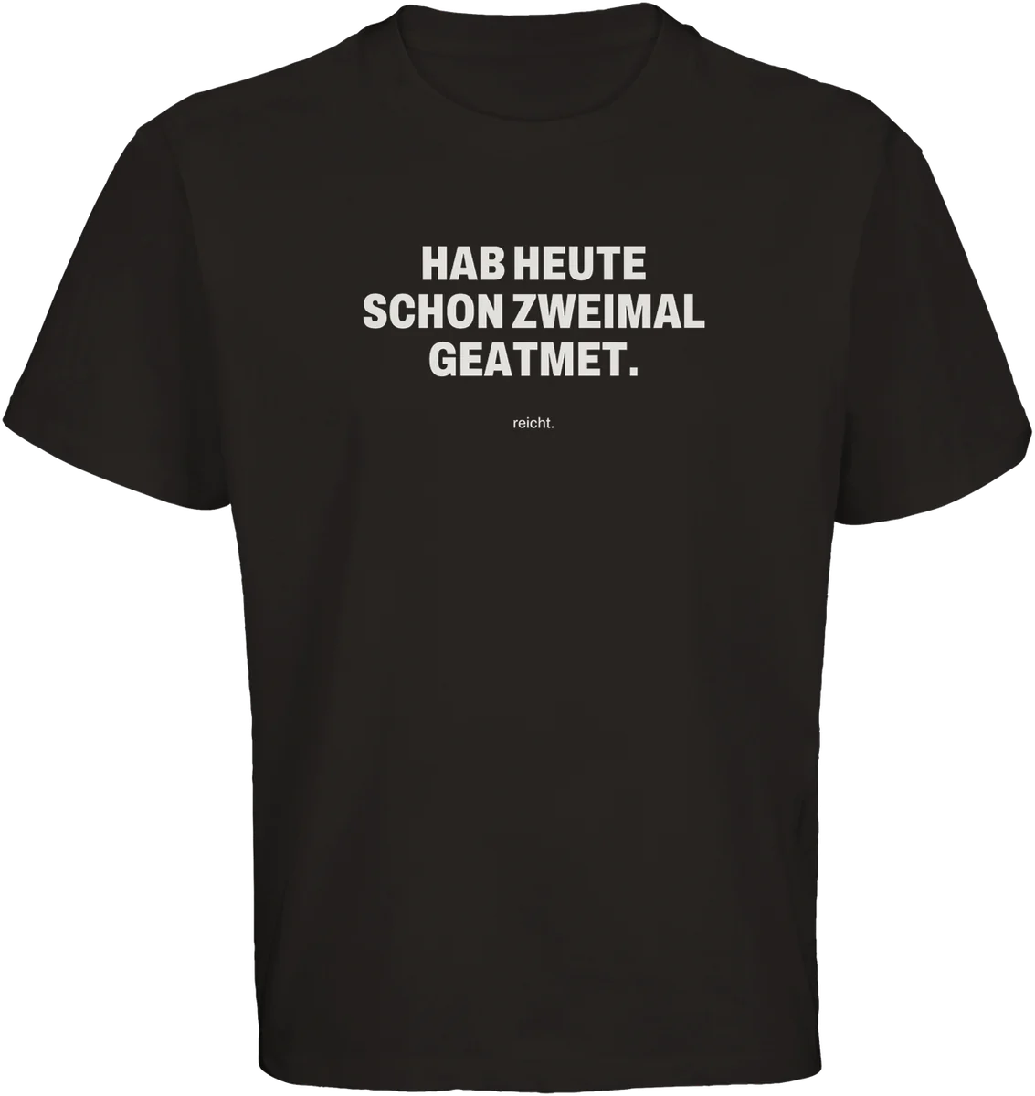 Zweimal geatmet – Schwarz